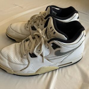 Nike Air Retro White and Black Sneakers